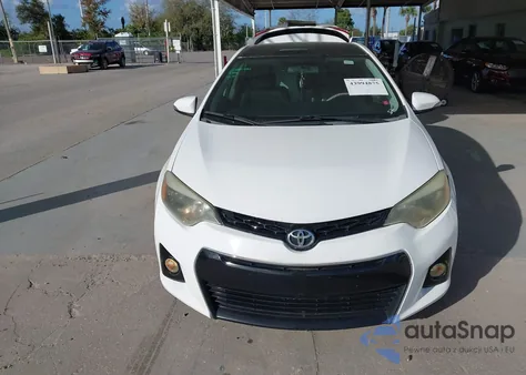 2014 Toyota Corolla S Plus z USA, uszkodzony, nr VIN 2T1BURHE4EC206341